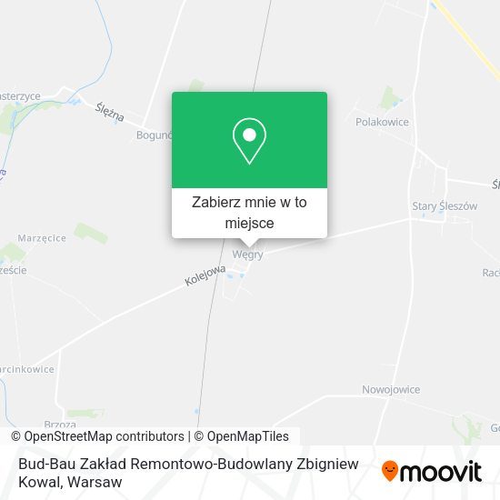 Mapa Bud-Bau Zakład Remontowo-Budowlany Zbigniew Kowal