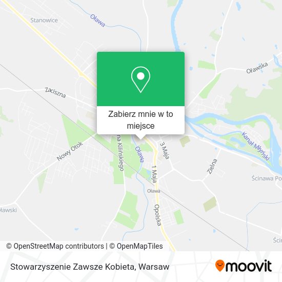 Mapa Stowarzyszenie Zawsze Kobieta