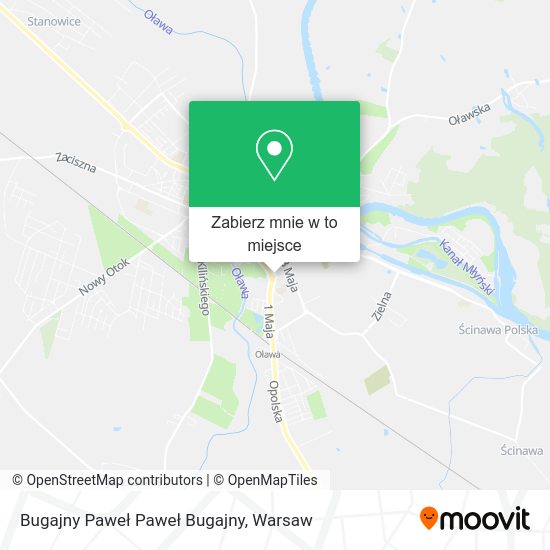 Mapa Bugajny Paweł Paweł Bugajny