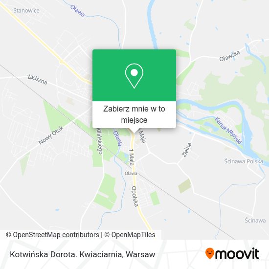 Mapa Kotwińska Dorota. Kwiaciarnia