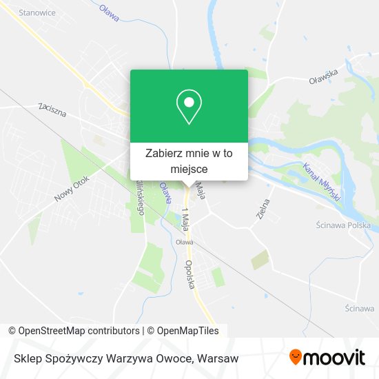 Mapa Sklep Spożywczy Warzywa Owoce