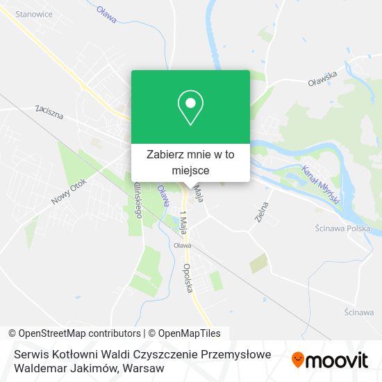 Mapa Serwis Kotłowni Waldi Czyszczenie Przemysłowe Waldemar Jakimów