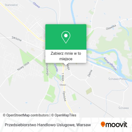 Mapa Przedsiebiorstwo Handlowo Uslugowe