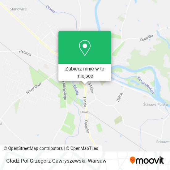 Mapa Gładź Pol Grzegorz Gawryszewski