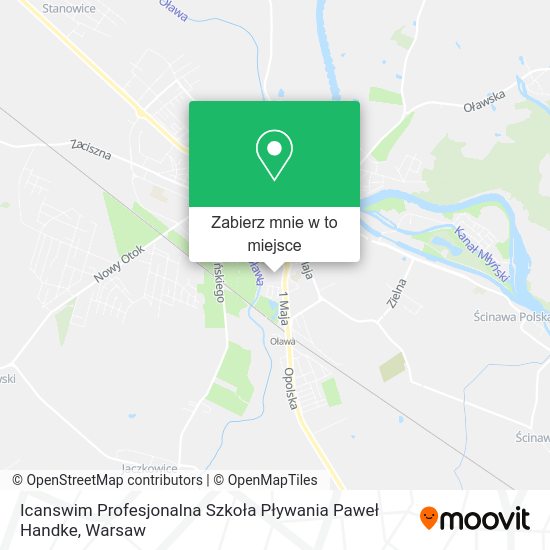 Mapa Icanswim Profesjonalna Szkoła Pływania Paweł Handke