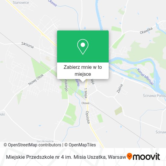 Mapa Miejskie Przedszkole nr 4 im. Misia Uszatka