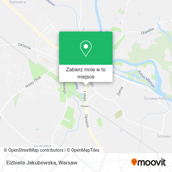 Mapa Elżbieta Jakubowska