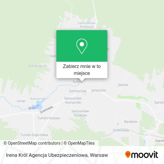 Mapa Irena Król Agencja Ubezpieczeniowa