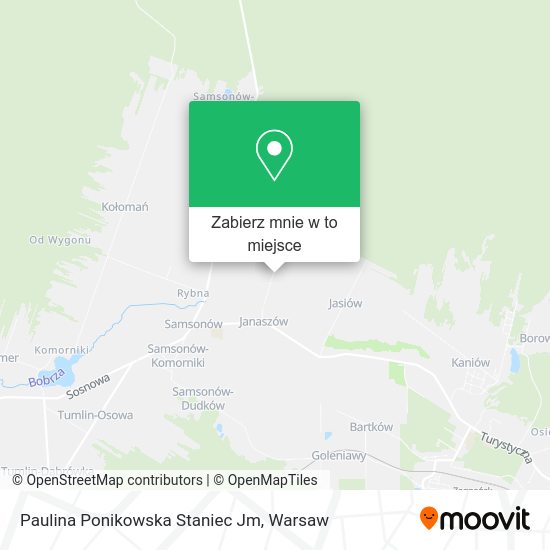 Mapa Paulina Ponikowska Staniec Jm