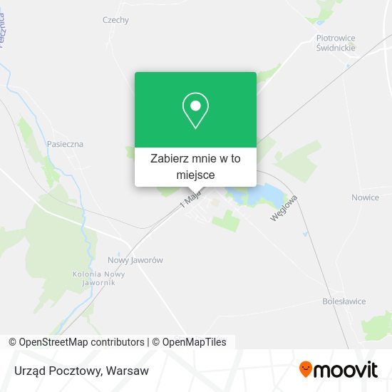 Mapa Urząd Pocztowy