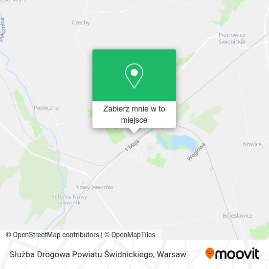 Mapa Służba Drogowa Powiatu Świdnickiego