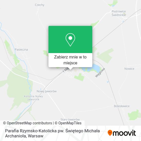 Mapa Parafia Rzymsko-Katolicka pw. Świętego Michała Archanioła