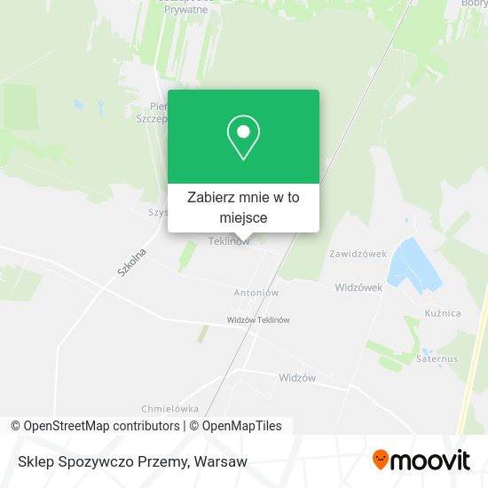 Mapa Sklep Spozywczo Przemy