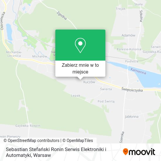 Mapa Sebastian Stefański Ronin Serwis Elektroniki i Automatyki