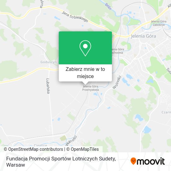 Mapa Fundacja Promocji Sportów Lotniczych Sudety