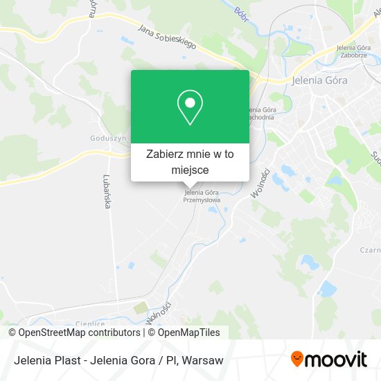 Mapa Jelenia Plast - Jelenia Gora / Pl