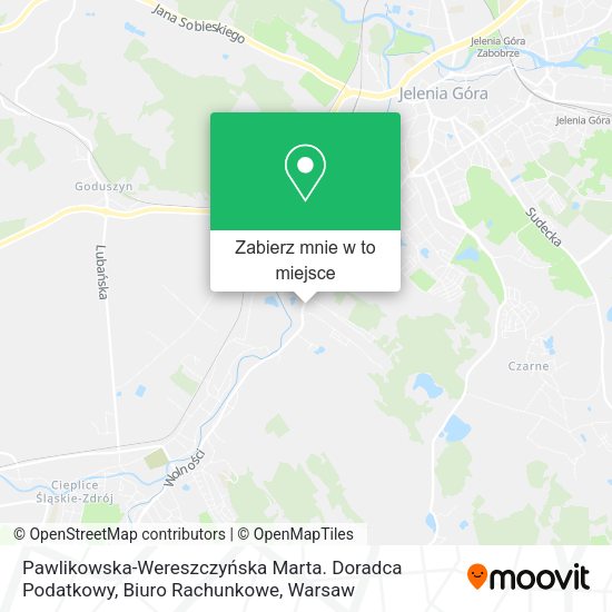 Mapa Pawlikowska-Wereszczyńska Marta. Doradca Podatkowy, Biuro Rachunkowe