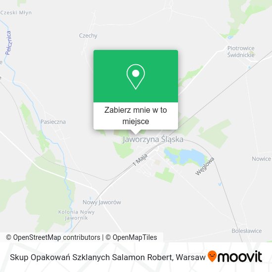 Mapa Skup Opakowań Szklanych Salamon Robert