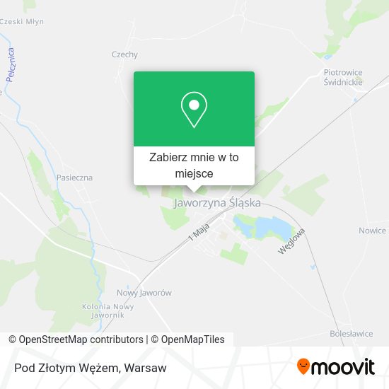 Mapa Pod Złotym Wężem