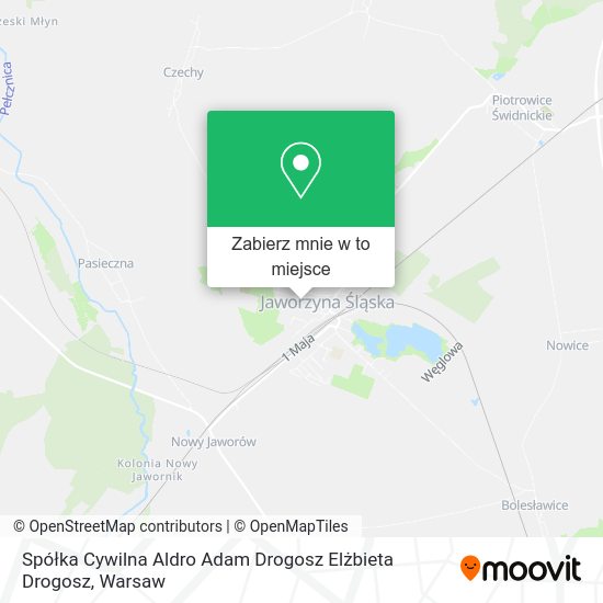 Mapa Spółka Cywilna Aldro Adam Drogosz Elżbieta Drogosz