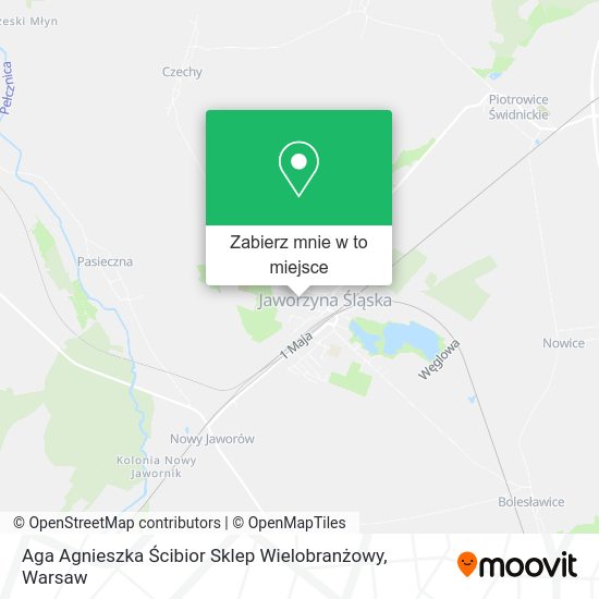 Mapa Aga Agnieszka Ścibior Sklep Wielobranżowy