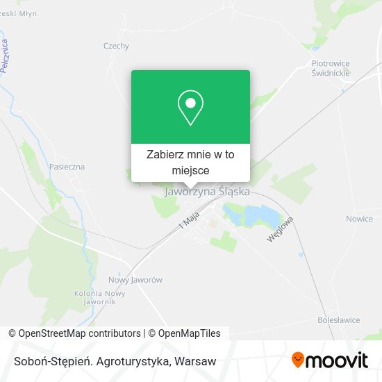 Mapa Soboń-Stępień. Agroturystyka