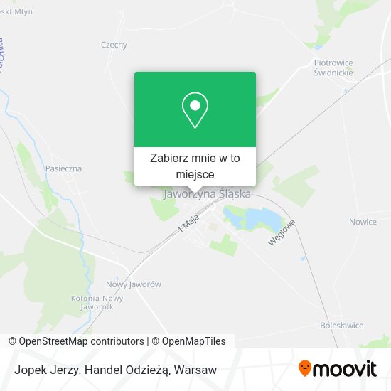 Mapa Jopek Jerzy. Handel Odzieżą