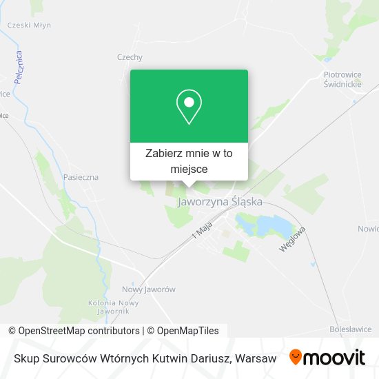 Mapa Skup Surowców Wtórnych Kutwin Dariusz