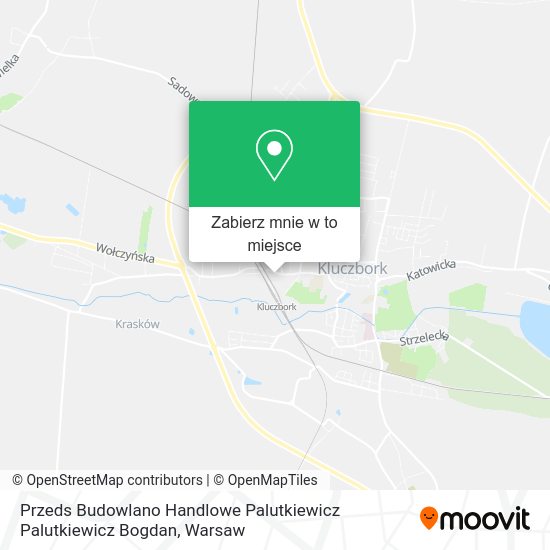 Mapa Przeds Budowlano Handlowe Palutkiewicz Palutkiewicz Bogdan