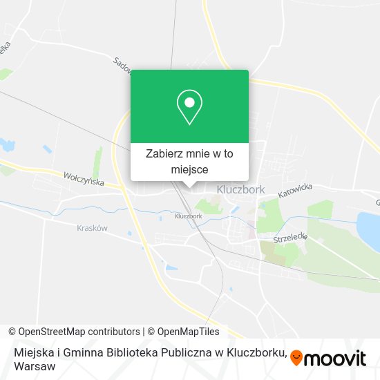 Mapa Miejska i Gminna Biblioteka Publiczna w Kluczborku