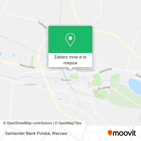 Mapa Santander Bank Polska