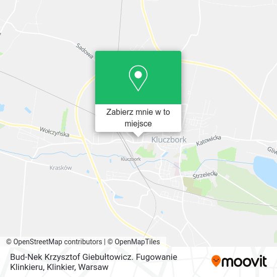 Mapa Bud-Nek Krzysztof Giebułtowicz. Fugowanie Klinkieru, Klinkier