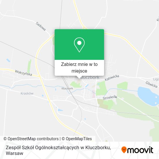 Mapa Zespół Szkół Ogólnokształcących w Kluczborku