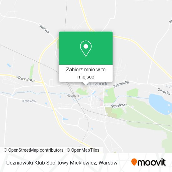 Mapa Uczniowski Klub Sportowy Mickiewicz