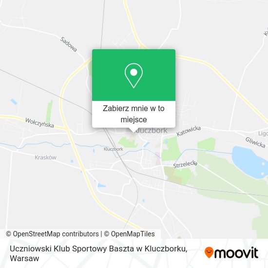 Mapa Uczniowski Klub Sportowy Baszta w Kluczborku