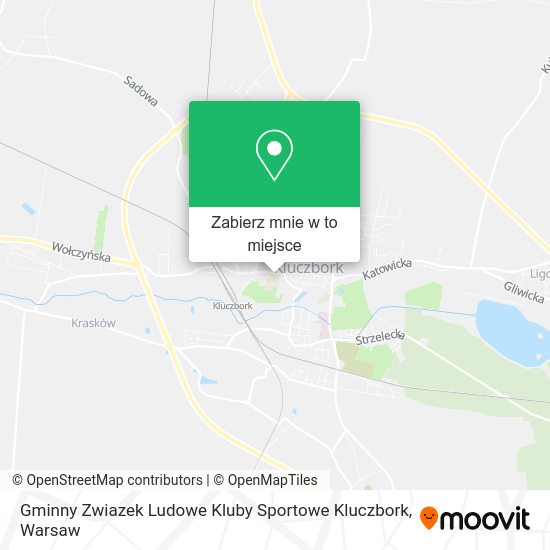 Mapa Gminny Zwiazek Ludowe Kluby Sportowe Kluczbork