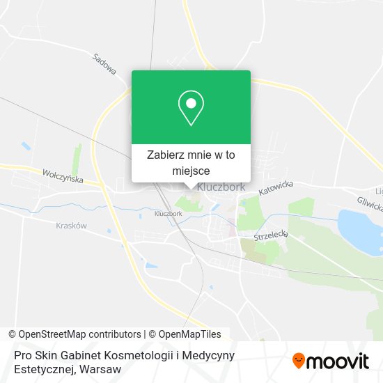 Mapa Pro Skin Gabinet Kosmetologii i Medycyny Estetycznej