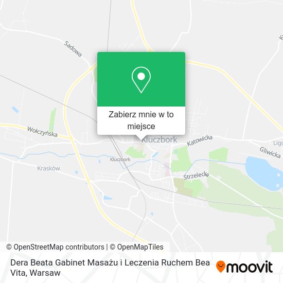 Mapa Dera Beata Gabinet Masażu i Leczenia Ruchem Bea Vita