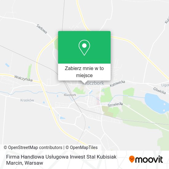 Mapa Firma Handlowa Usługowa Inwest Stal Kubisiak Marcin