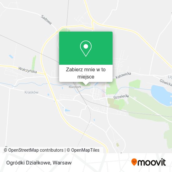 Mapa Ogródki Działkowe