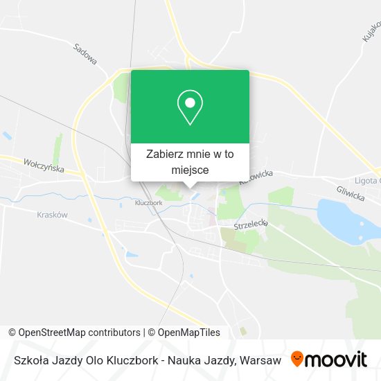 Mapa Szkoła Jazdy Olo Kluczbork - Nauka Jazdy