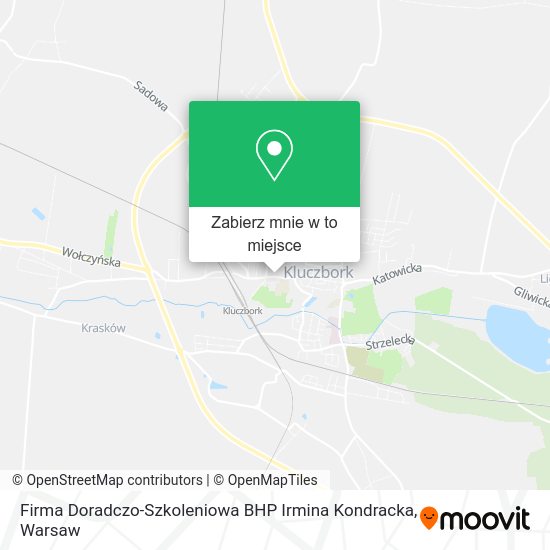 Mapa Firma Doradczo-Szkoleniowa BHP Irmina Kondracka