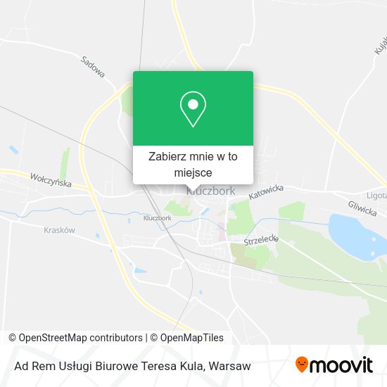 Mapa Ad Rem Usługi Biurowe Teresa Kula