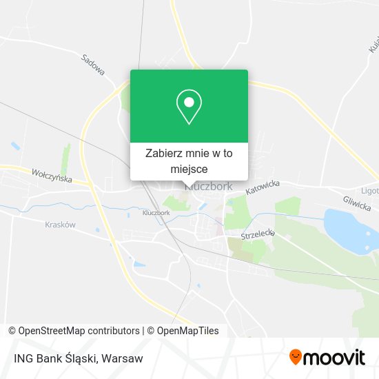 Mapa ING Bank Śląski