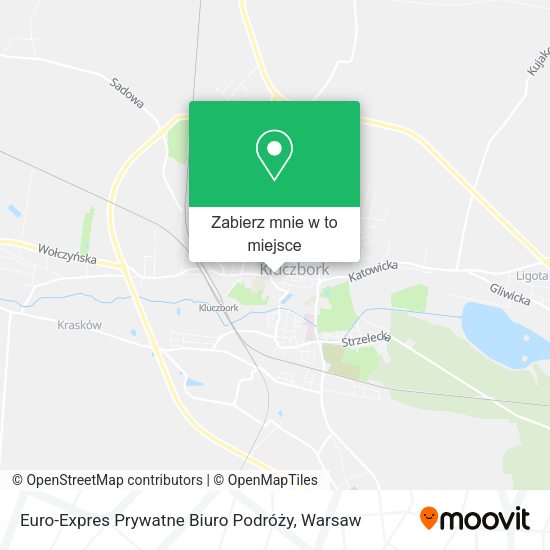 Mapa Euro-Expres Prywatne Biuro Podróży