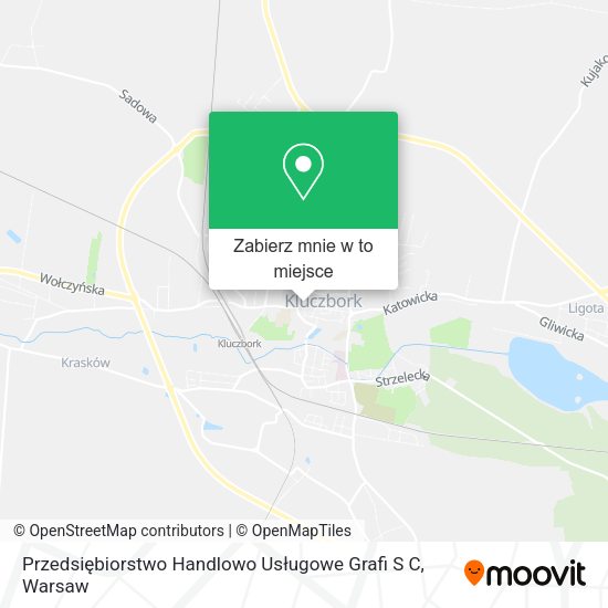 Mapa Przedsiębiorstwo Handlowo Usługowe Grafi S C