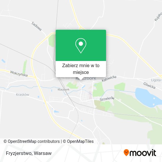 Mapa Fryzjerstwo