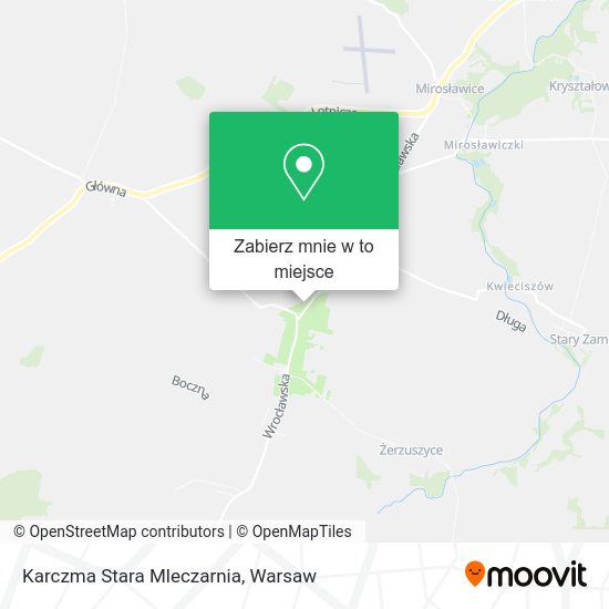 Mapa Karczma Stara Mleczarnia