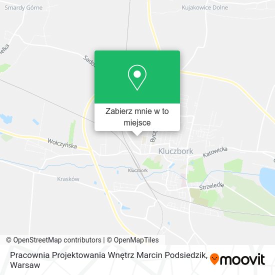 Mapa Pracownia Projektowania Wnętrz Marcin Podsiedzik