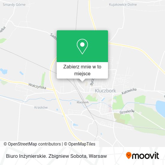 Mapa Biuro Inżynierskie. Zbigniew Sobota